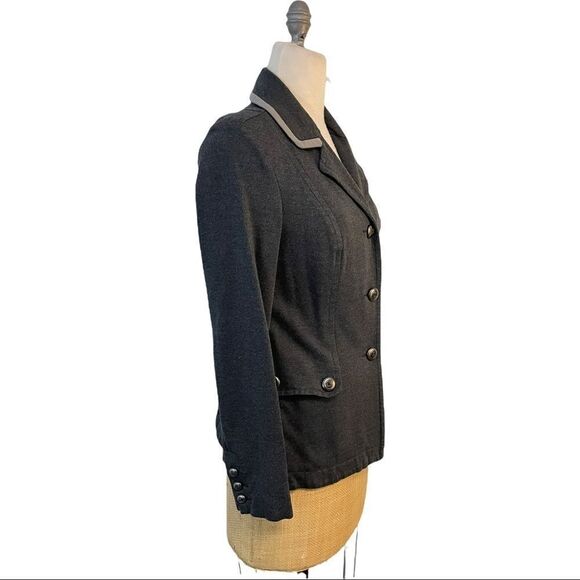 CAbi #3030 Ponte Knit Button Blazer Jacket US Women's Small - Picture 3 of 5